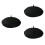 3Pcs Chapéu De Para , Gorro Bebê Inverno Preto 6