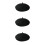 3Pcs Chapéu De Para , Gorro Bebê Inverno Preto 8