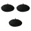 3Pcs Chapéu De Para , Gorro Bebê Inverno Preto 3