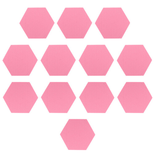 24 Pcs Quadro De Recados Hexagonal Autoadesivo Para Parede