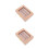 2Pcs Armazenamento Com Para Dentes E Cabelo 8