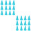 24 Pcs Protetores De Para De Tricô Silicone 6