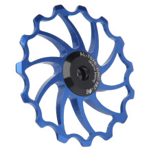 15T Aluminiumlegierung & Keramik Mountainbike-Schaltrolle Hinterrad Blau
