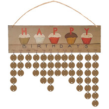 2Pcs De Calendário , Quadro De Aniversário