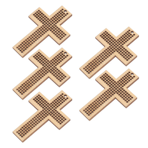 5Pcs Chips Ponto Cruz DIY Pingente Mini
