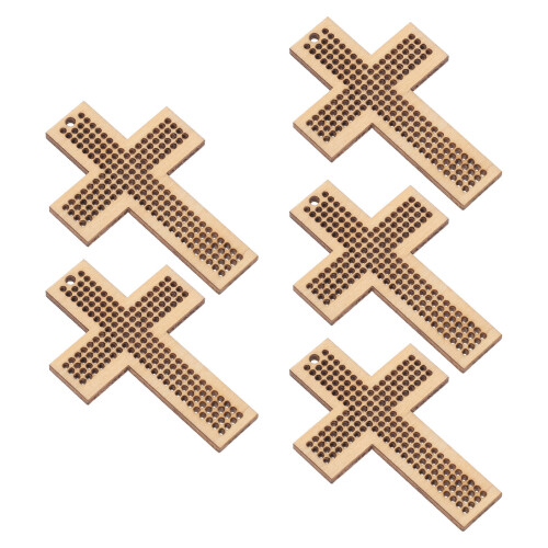 5Pcs Chips Ponto Cruz DIY Pingente Mini 2