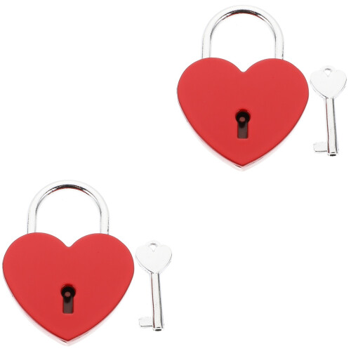 2 Unidades De Aleación Zinc Forma Corazón Para 2