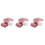 3 Pièces Mohair Enveloppant Bébé Avec Coiffe Violet 4