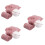 3 Pièces Mohair Enveloppant Bébé Avec Coiffe Violet 7