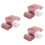 3 Pièces Mohair Enveloppant Bébé Avec Coiffe Violet 6