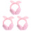 3 Unidades Pasadores De Moño Para , Protector Auricular Plegable 3