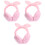 3 Unidades Pasadores De Moño Para , Protector Auricular Plegable 4