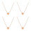 4 Pièces Marguerite Pendentif Pour 2