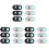 18 Pièces Cache Webcam Coulissant Motif Panda Anti-Fourrage Caméra Web 3