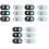 18 Pièces Cache Webcam Coulissant Motif Panda Anti-Fourrage Caméra Web 4