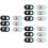 18 Pièces Cache Webcam Coulissant Motif Panda Anti-Fourrage Caméra Web 7