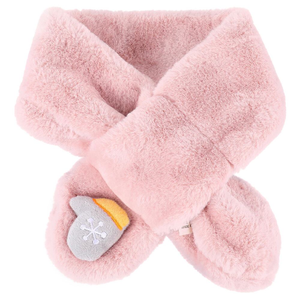 3 Pezzi Sciarpa In Pile Per Scaldacollo Natalizio-image