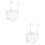 2Pcs De Isolamento Acrílico Transparente Para E Incubação 6