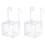 2Pcs De Isolamento Acrílico Transparente Para E Incubação 2