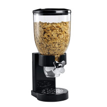 Ontbijtgranendispenser voor op het aanrecht, dubbele bediening, grote capaciteit, snackdispenser voor het bewaren van droge snacks, houdt