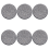 Πολυτελές σουβέρ αυτοκινήτου με στρας, εύκαμπτες ανθεκτικές θήκες ποτηριών για 1