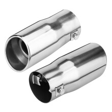 Edelstahl-Schalldämpfer-Endrohr 55-65mm für stilvolle Autoveredelung