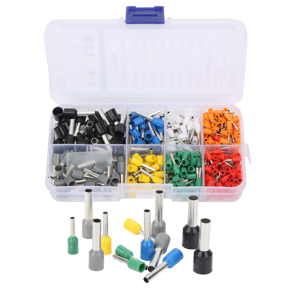 400Pcs Insulated Crimp Terminal Connectors Awg 22-10, 20Mm Pack 8431359720929
