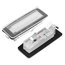2 Stück Car LED-Kennzeichenbeleuchtung für Smart Fortwo W450-W453, 6000K
