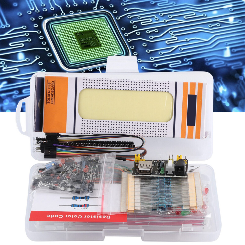 Diy Electronic Kit With Power Supply & Breadboard For Raspberry Pi 4931359721123