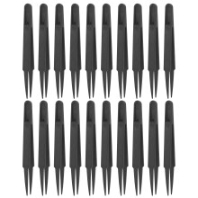 Industrial Tweezers 20 Pcs Carbon Fiber AntiStatic Precision Repair Tools 93303
