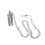 3Pcs Colgante Abrible Inoxidable Religiosa 1