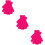 3 Piezas Niños Cinco 4-12 (Rosa) 10