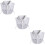 3 Unidades Collar Falso Mujer Cuello Accesorio 10