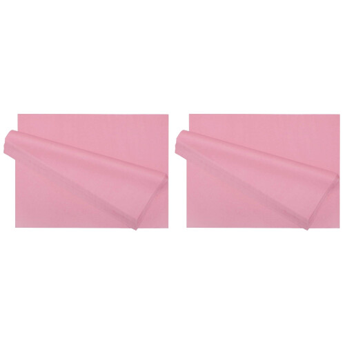 80 Pièces Papier D'emballage Pour (Rose) 1