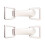 4Paires Boucles Pour Ceinture DIY Argentées Accessoires Mode Durable 1