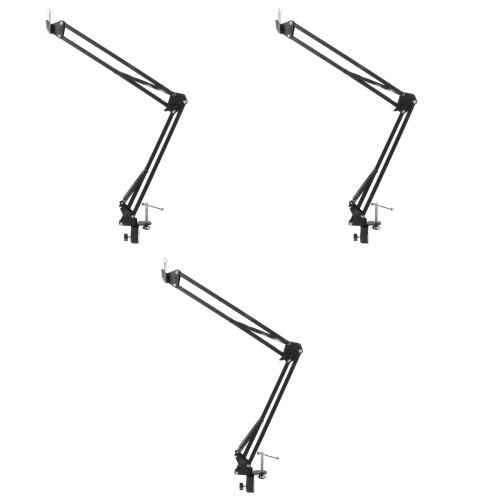 3 Pièces Support Pour Webcam Bras Articulé Pince Réglable 2