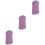 3 Pièces Accessoire Photo Bébé Extensible Ondulée Violet 5
