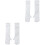 2 Paires Satin Longs Perles Pour D'Honneur M 3