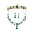 2 Ensembles Et Boucles D'Oreilles Pour Vert 1