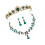 2 Ensembles Et Boucles D'Oreilles Pour Vert 8