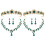 2 Ensembles Et Boucles D'Oreilles Pour Vert 2