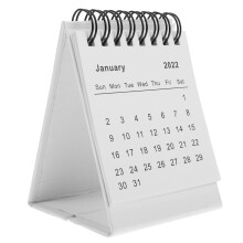 6 Pcs 2022 Desk Calendar For Time Management And Office Planning