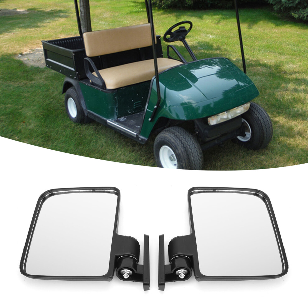 Convex Side View Mirror For Club Car, Ez Go, Yamaha, Easy Fit 4951359726386