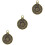 3 Pezzi Collana Religiosa In Rame Con Pendente 5