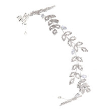 1Zilveren Zinc Alloy Haarband Voor Dames Bruiloft En Feest