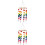 2 Set Appeso Con Palline Peluche E Campanella Per Culla 5