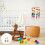 2 Set Appeso Con Palline Peluche E Campanella Per Culla 10