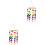 2 Set Appeso Con Palline Peluche E Campanella Per Culla 3