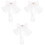 3 Pezzi Sposa Con Molletta Copricapo Accessorio 3