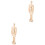 2 Pezzi Uomo In Articolato 16 Cm Da 3
